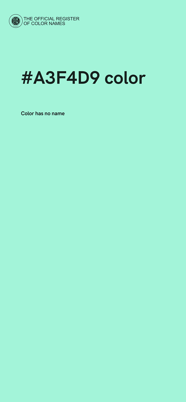 #A3F4D9 color image