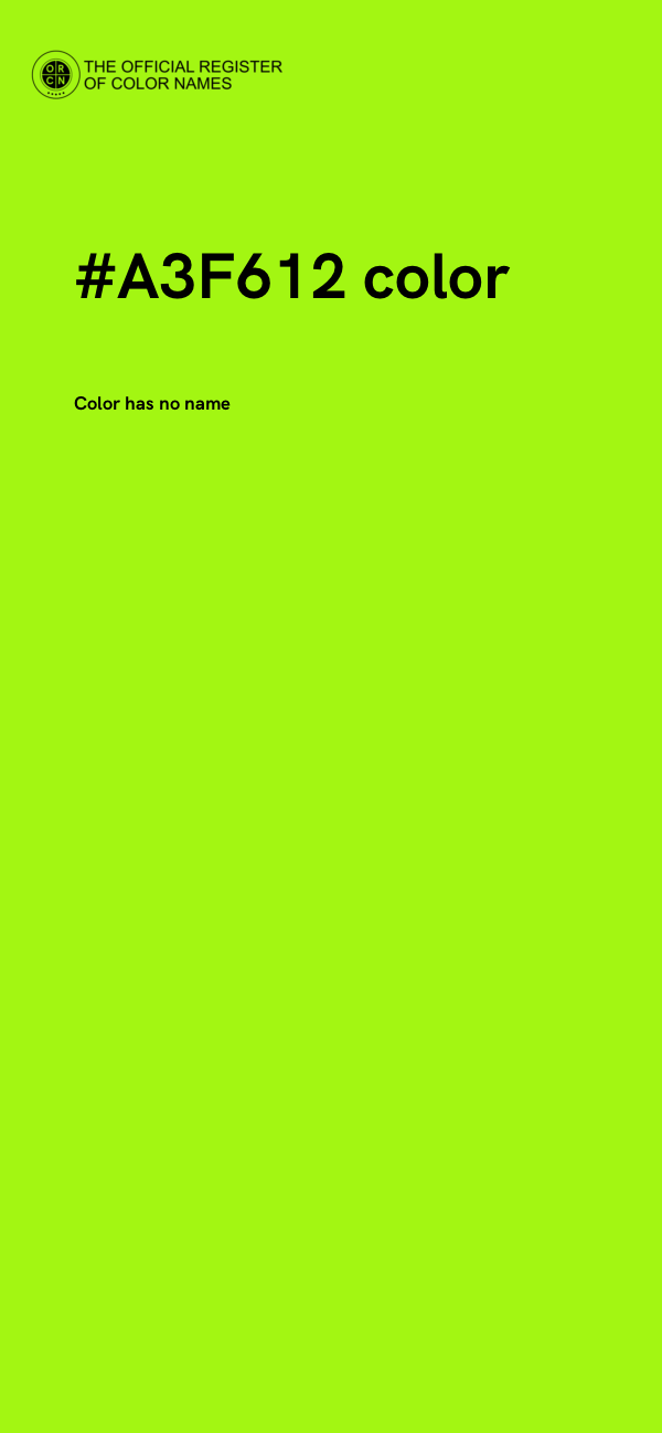 #A3F612 color image