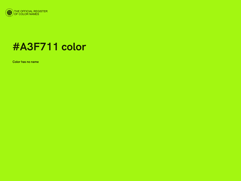 #A3F711 color image