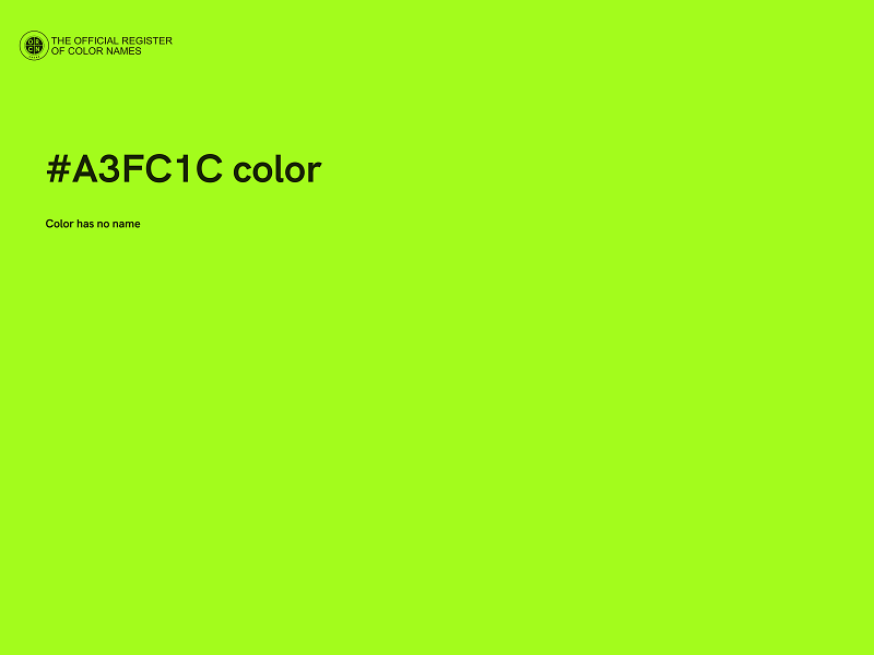 #A3FC1C color image