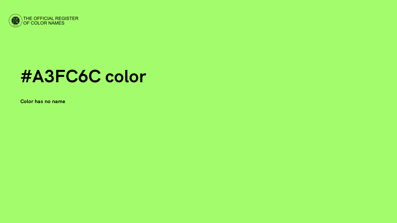 #A3FC6C color image