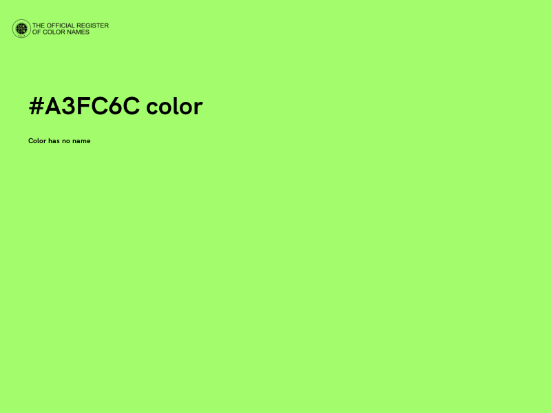 #A3FC6C color image