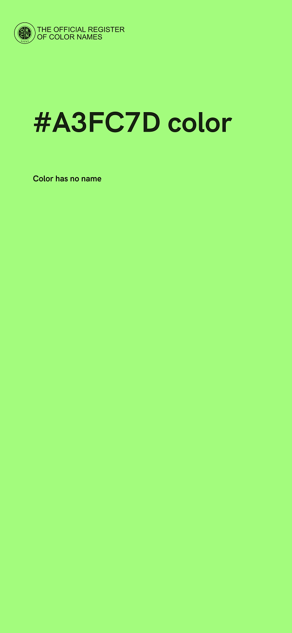 #A3FC7D color image