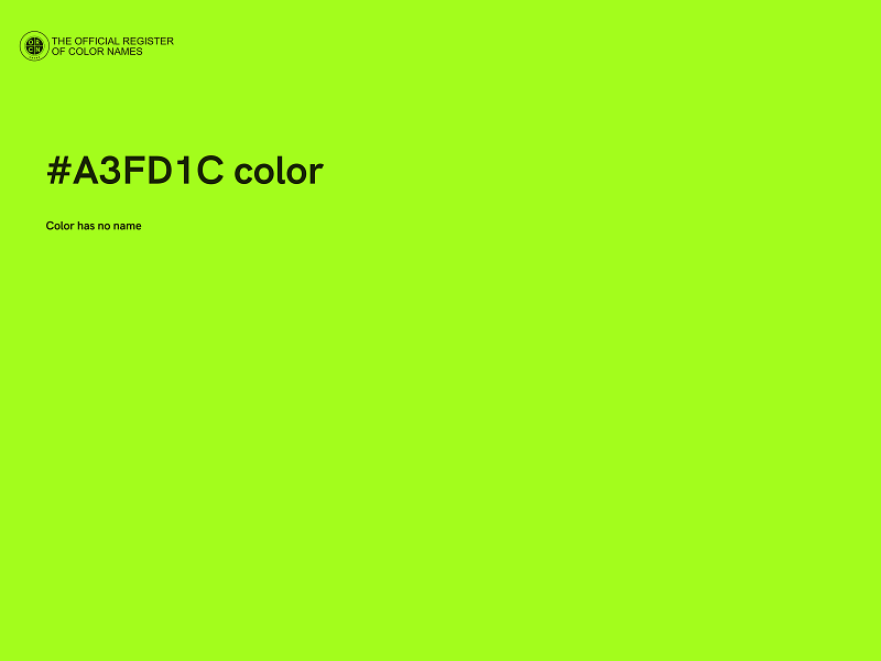 #A3FD1C color image