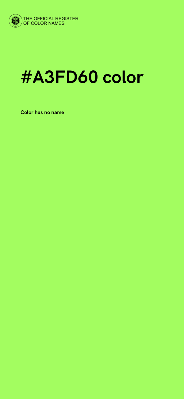 #A3FD60 color image