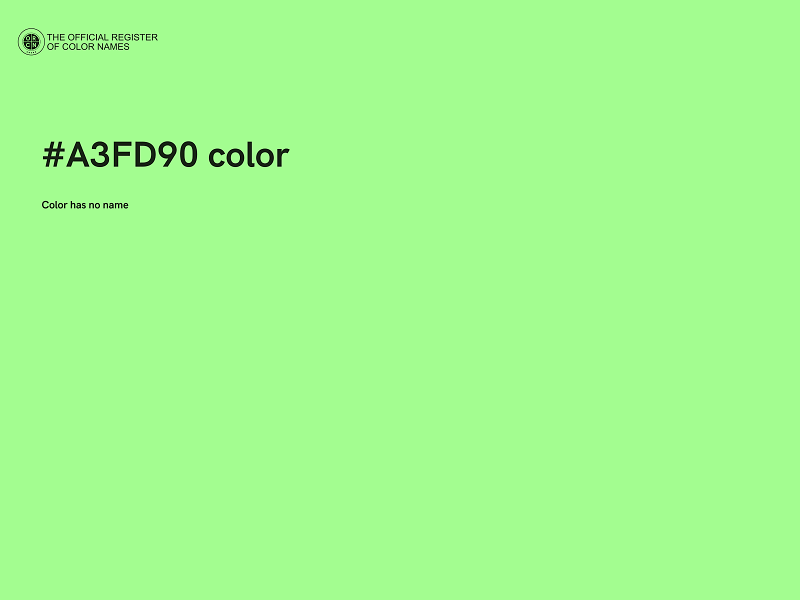#A3FD90 color image