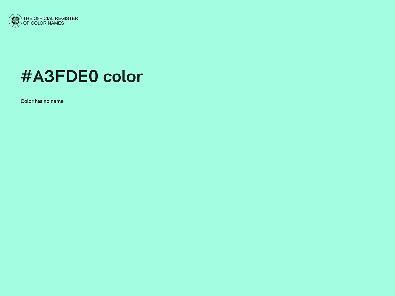 #A3FDE0 color image