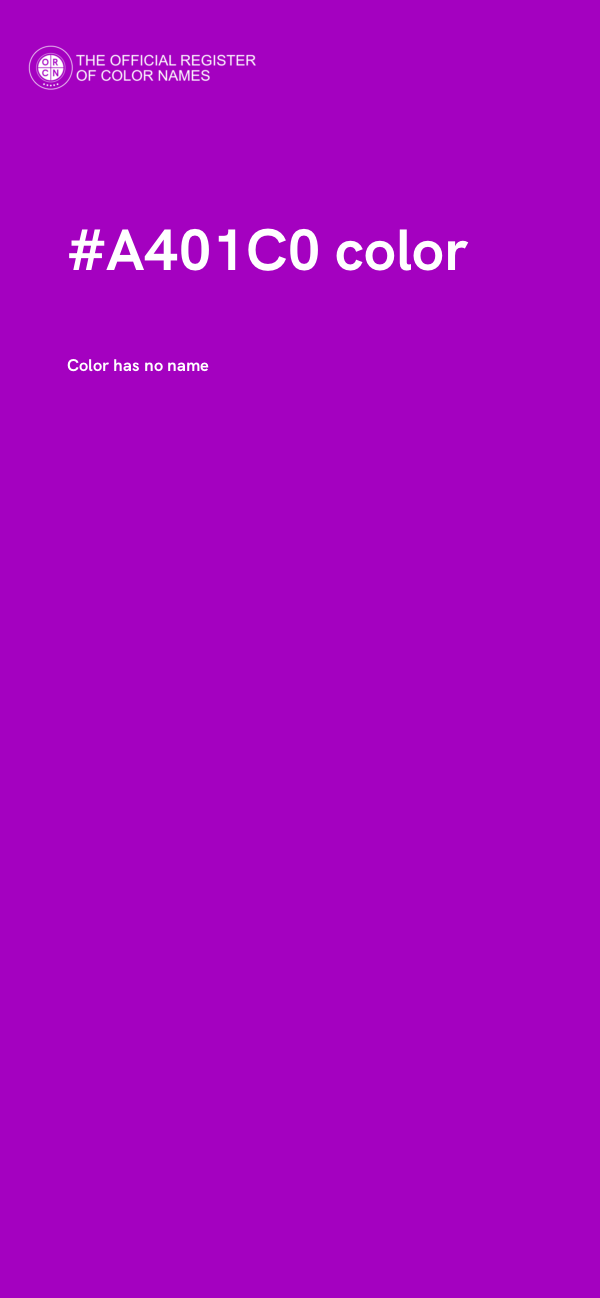 #A401C0 color image