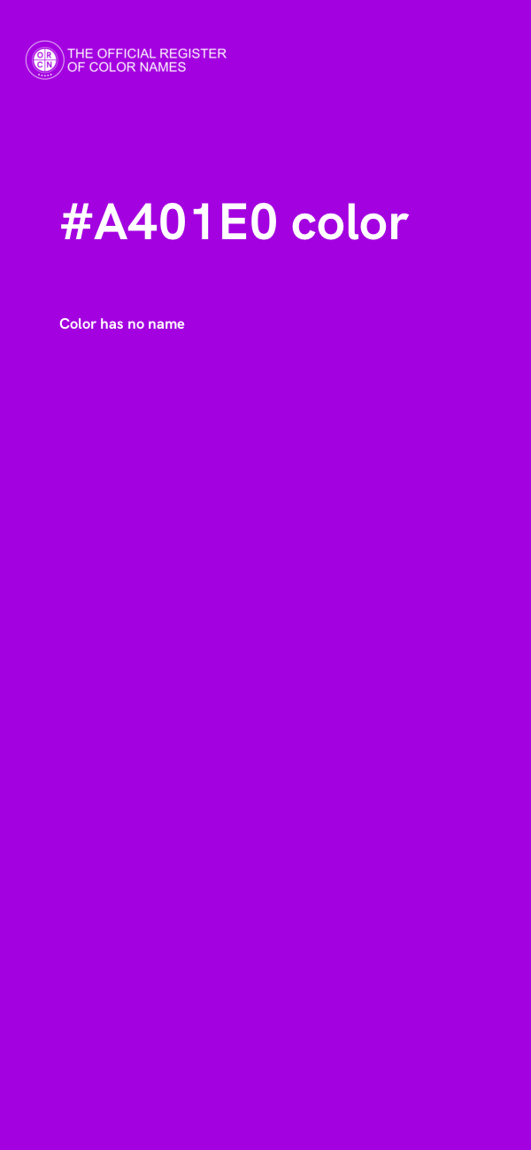 #A401E0 color image
