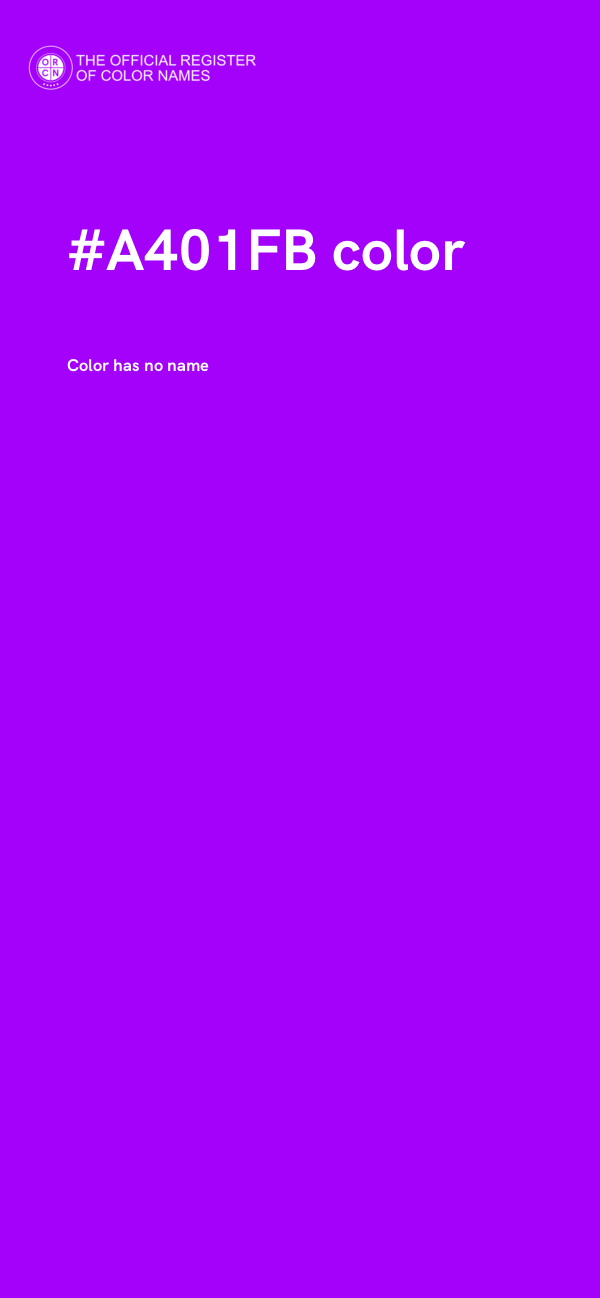 #A401FB color image