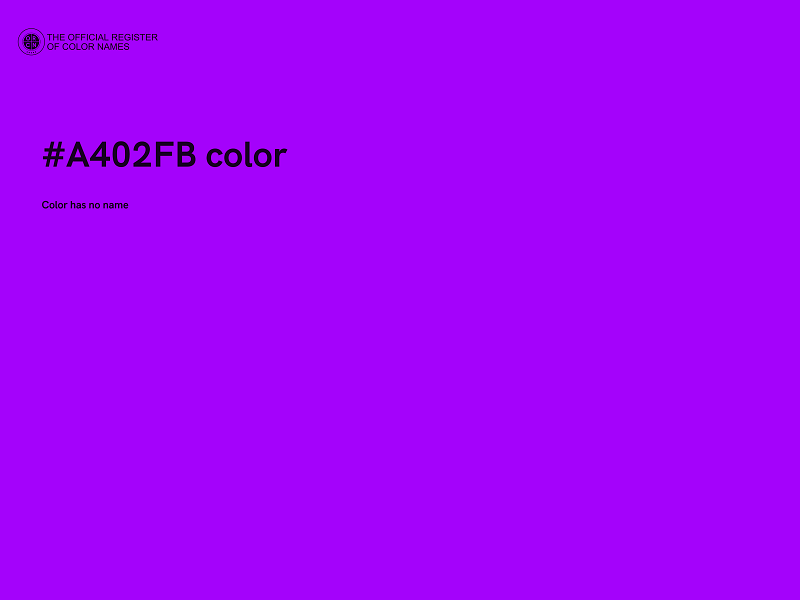 #A402FB color image