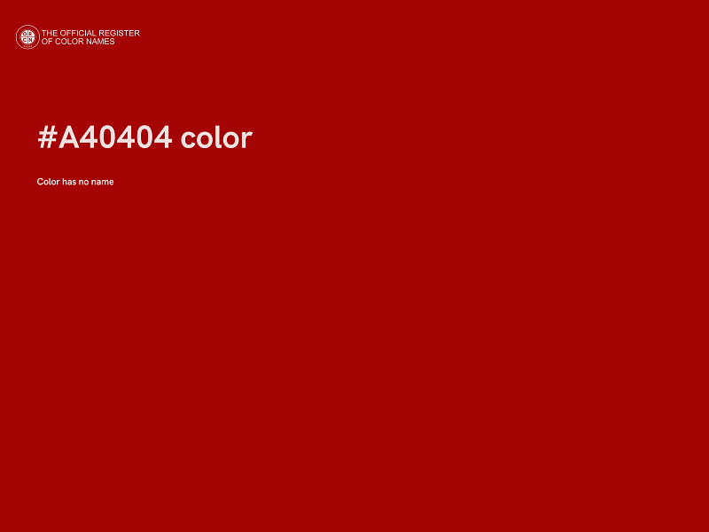 #A40404 color image