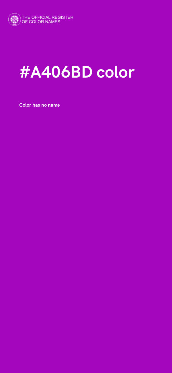 #A406BD color image
