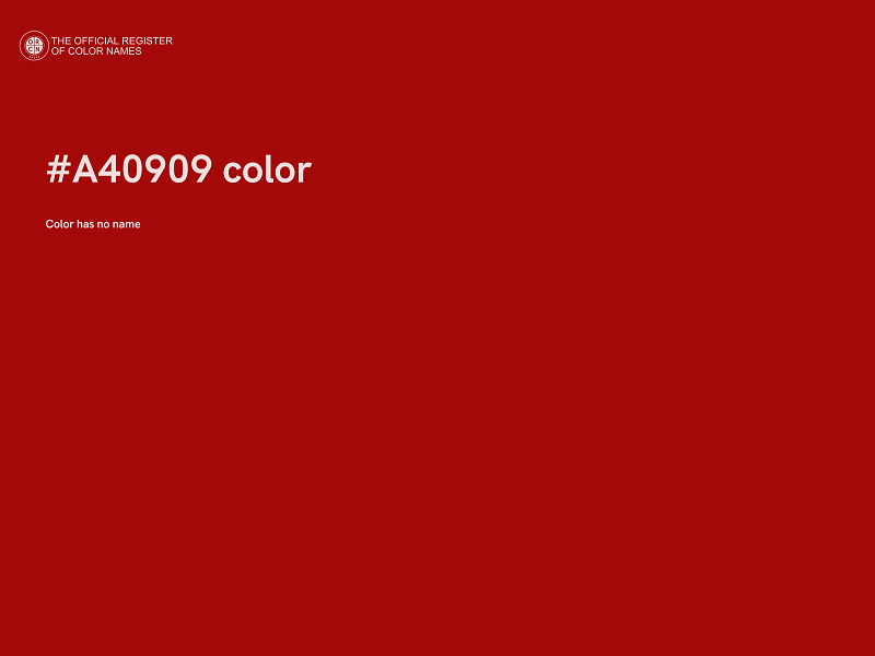 #A40909 color image