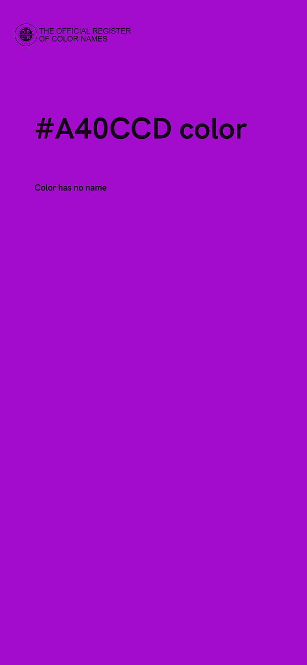 #A40CCD color image