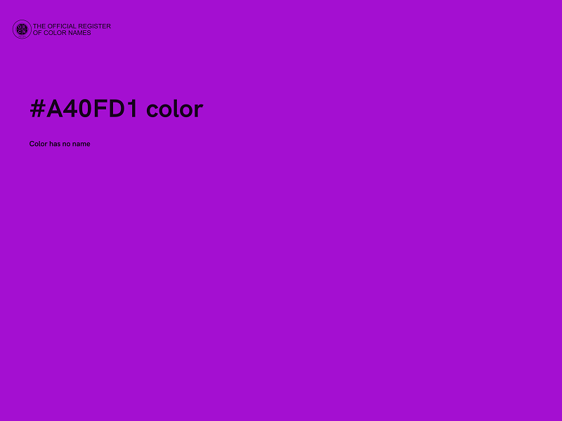 #A40FD1 color image