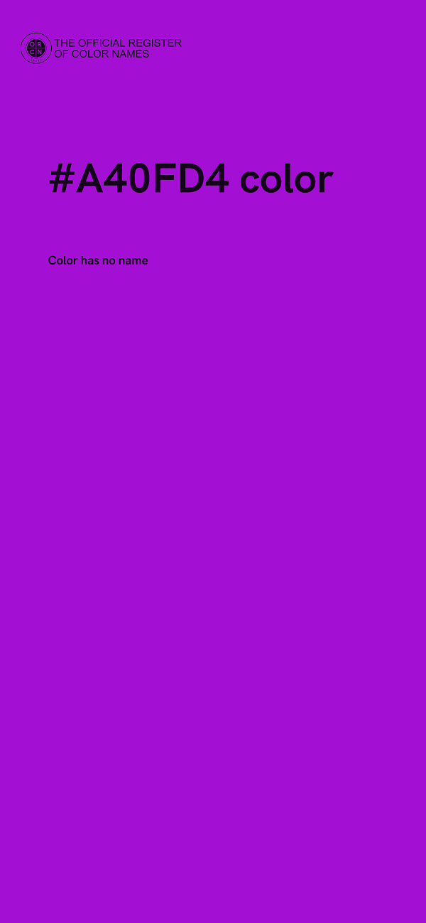 #A40FD4 color image
