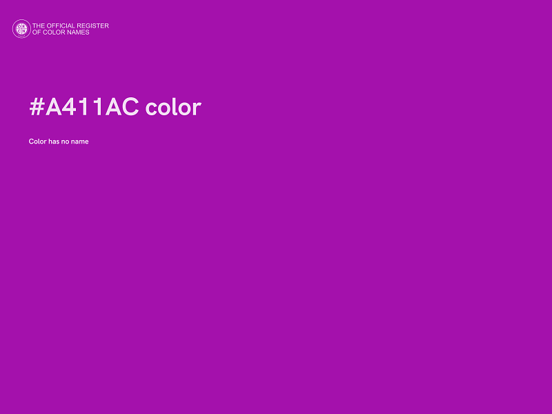 #A411AC color image