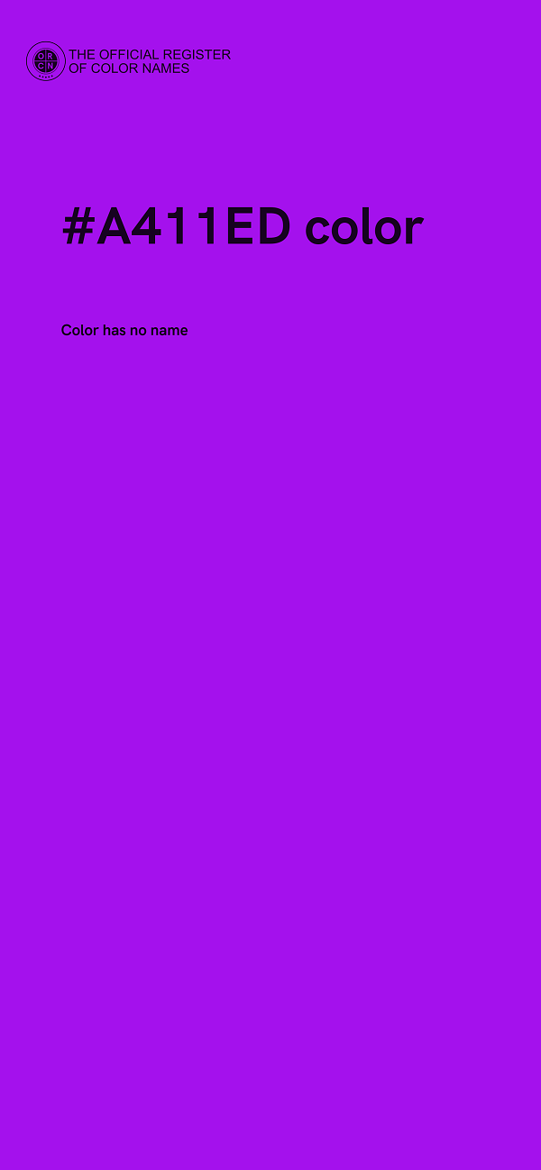 #A411ED color image