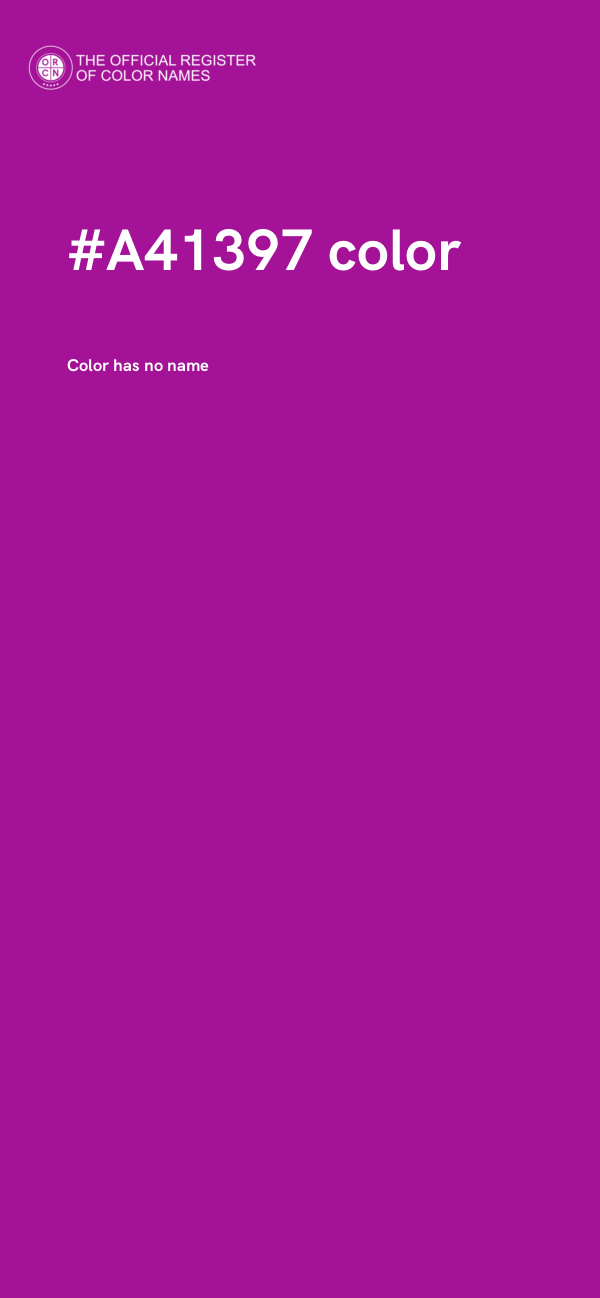 #A41397 color image