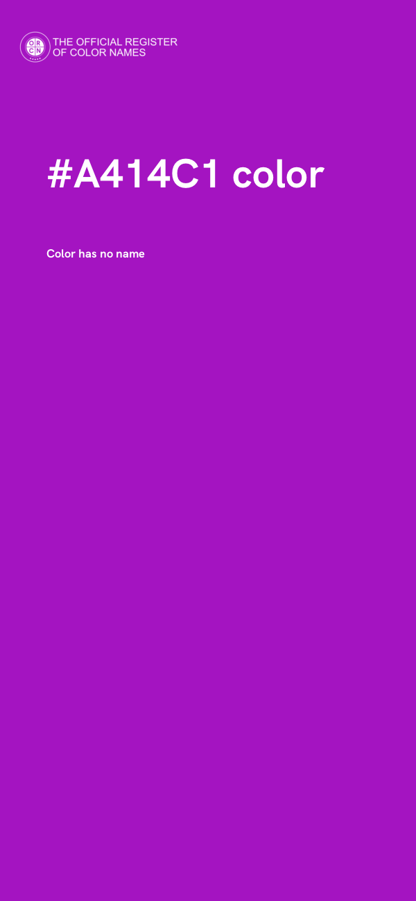 #A414C1 color image