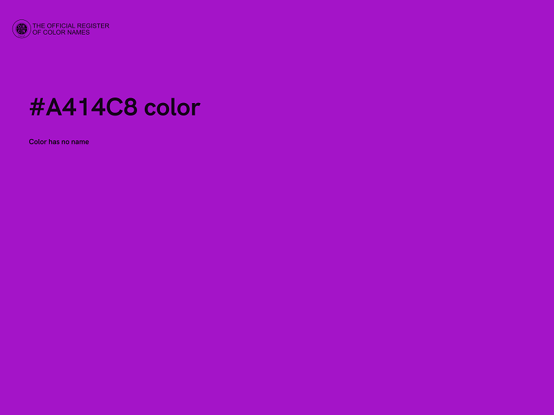 #A414C8 color image