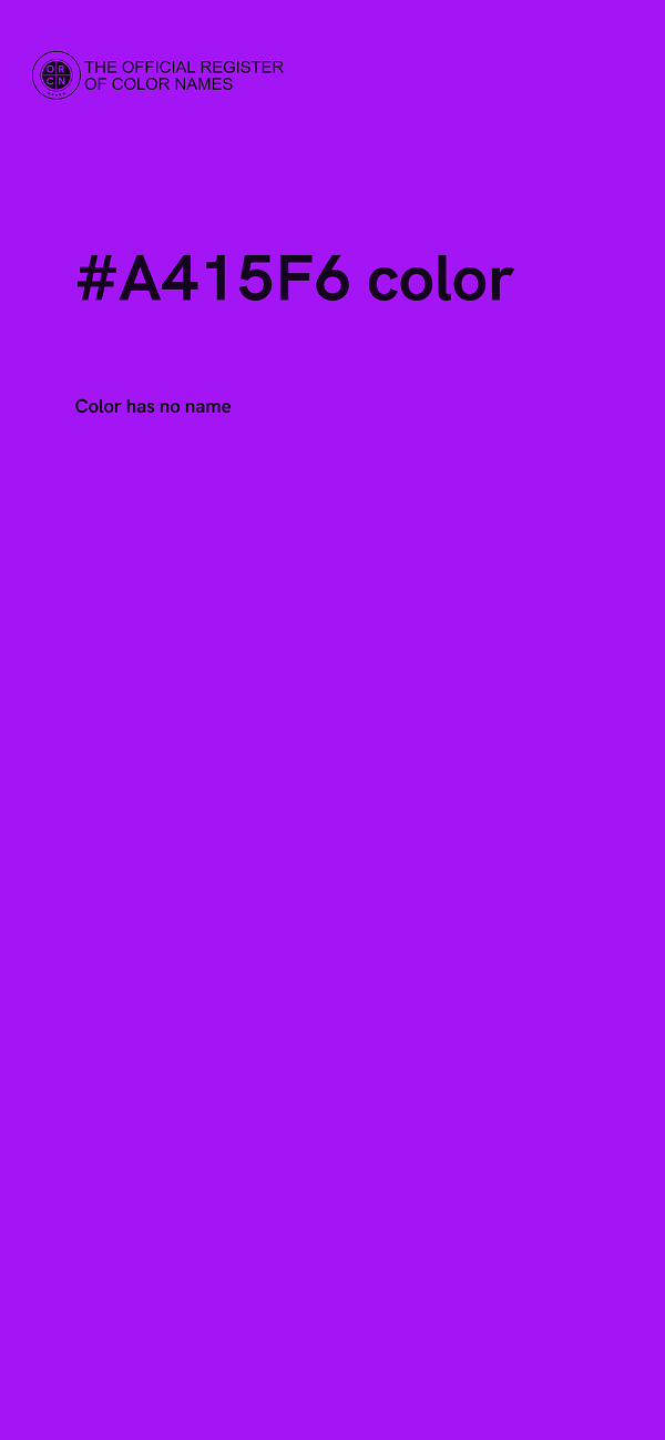 #A415F6 color image