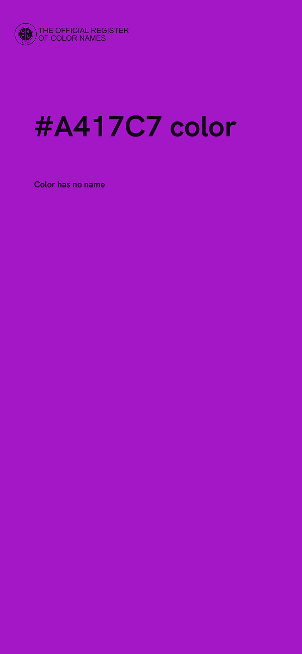 #A417C7 color image