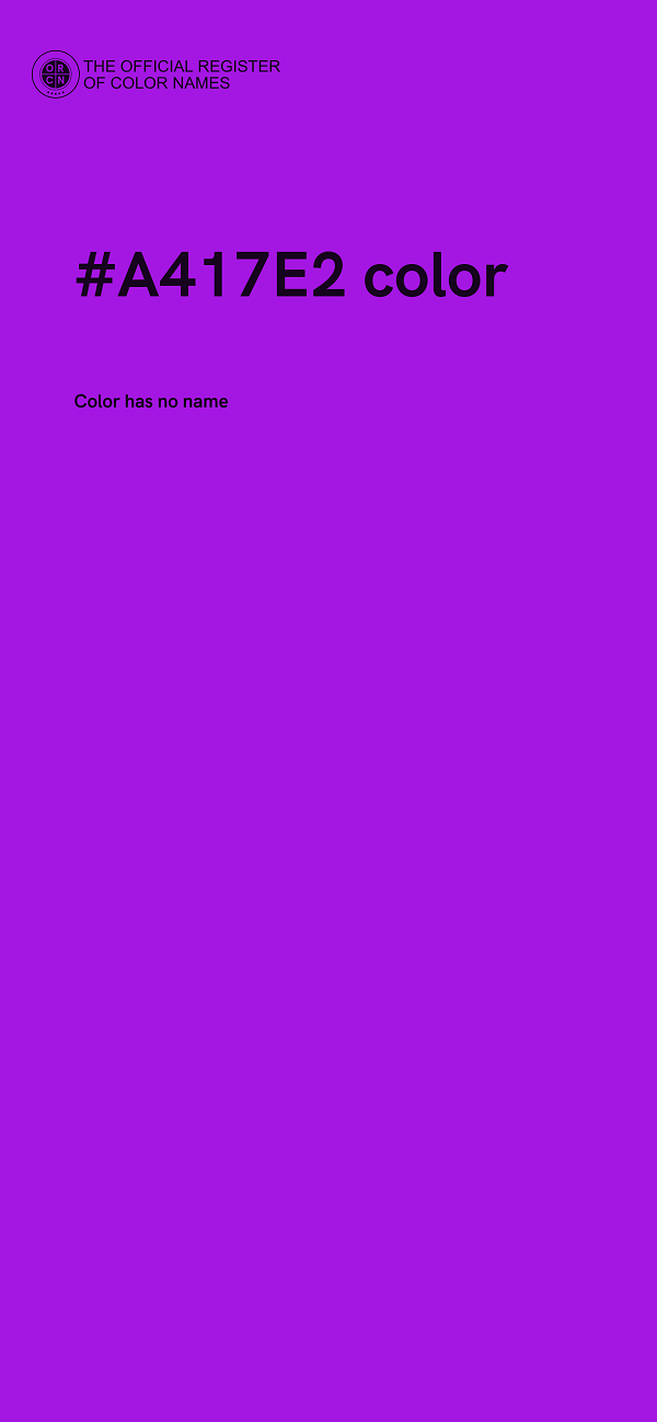 #A417E2 color image