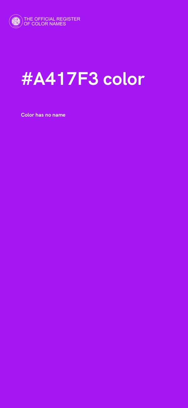#A417F3 color image