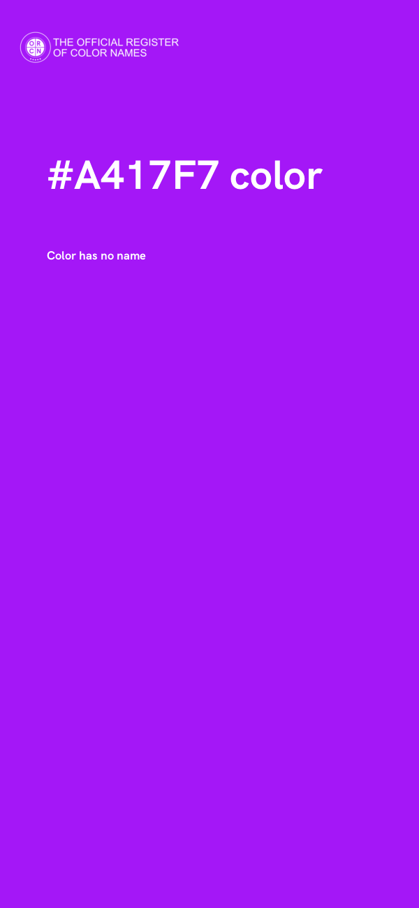 #A417F7 color image