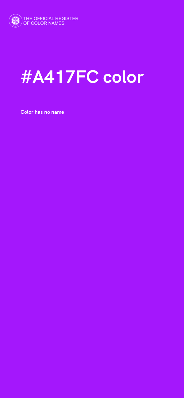 #A417FC color image