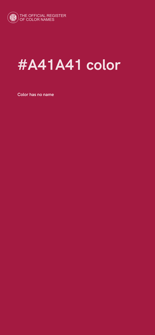 #A41A41 color image