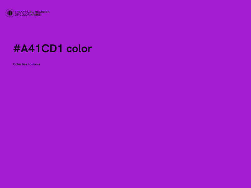#A41CD1 color image