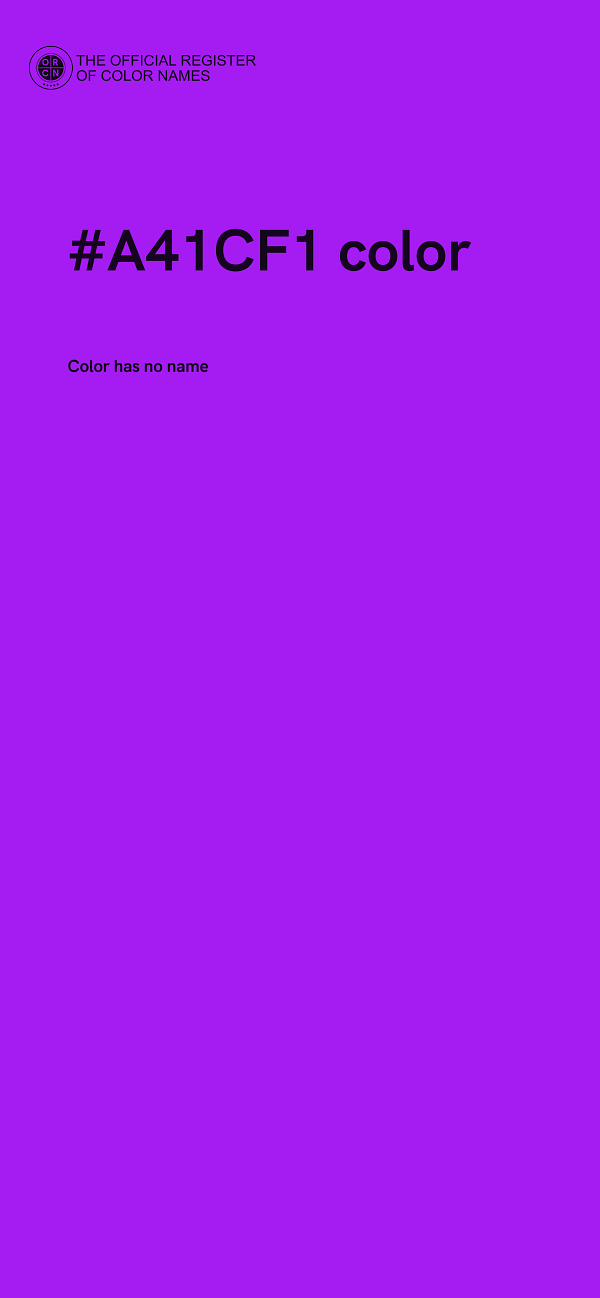 #A41CF1 color image