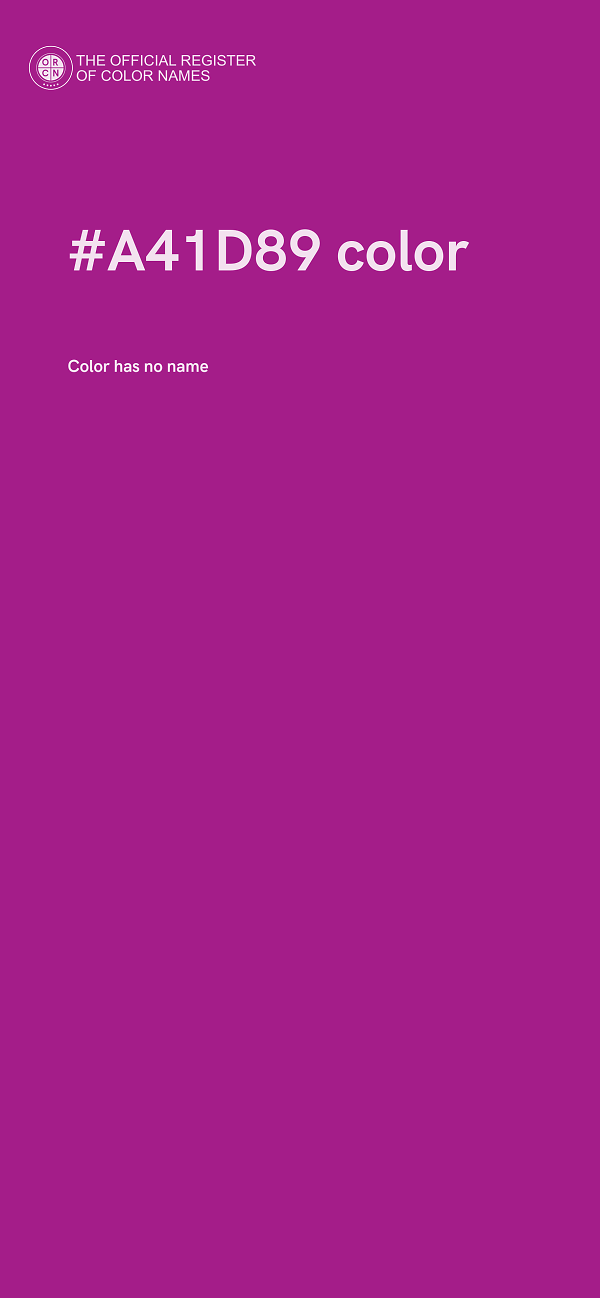 #A41D89 color image