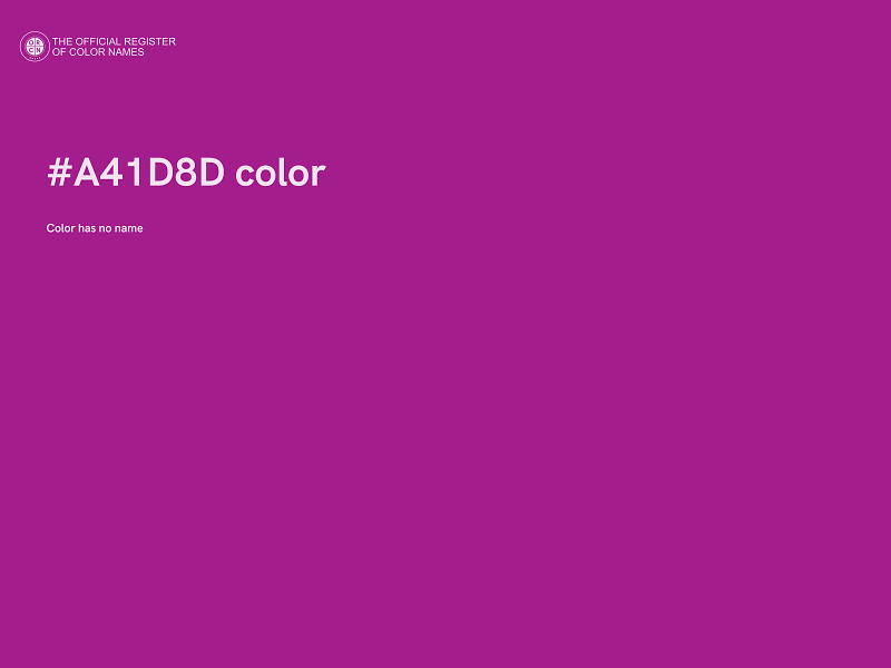 #A41D8D color image