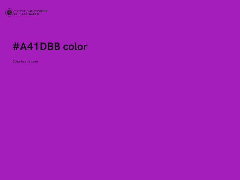 #A41DBB color image