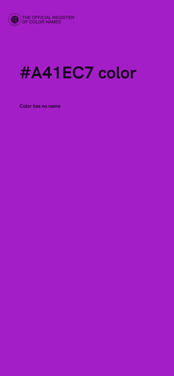 #A41EC7 color image