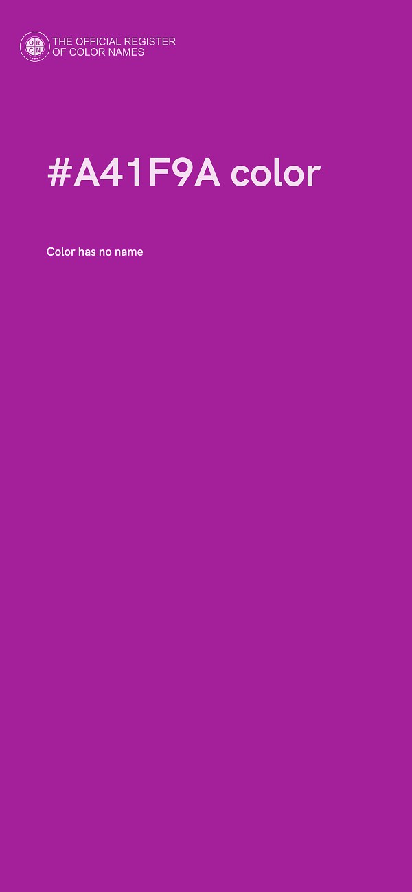 #A41F9A color image