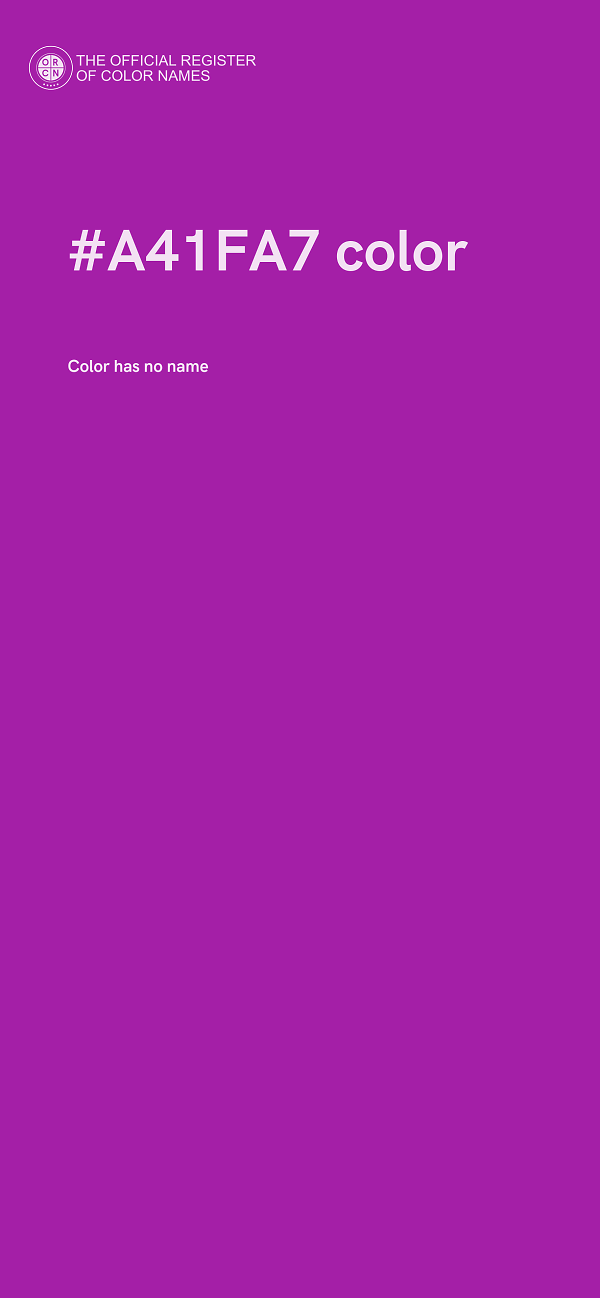 #A41FA7 color image
