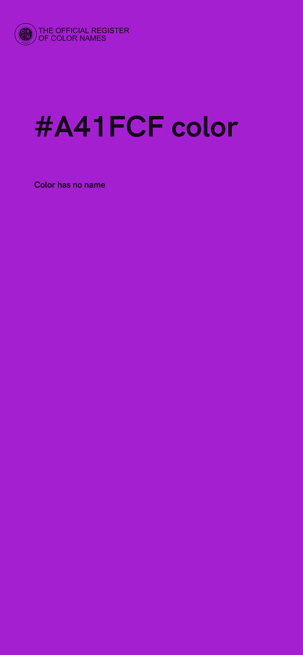#A41FCF color image