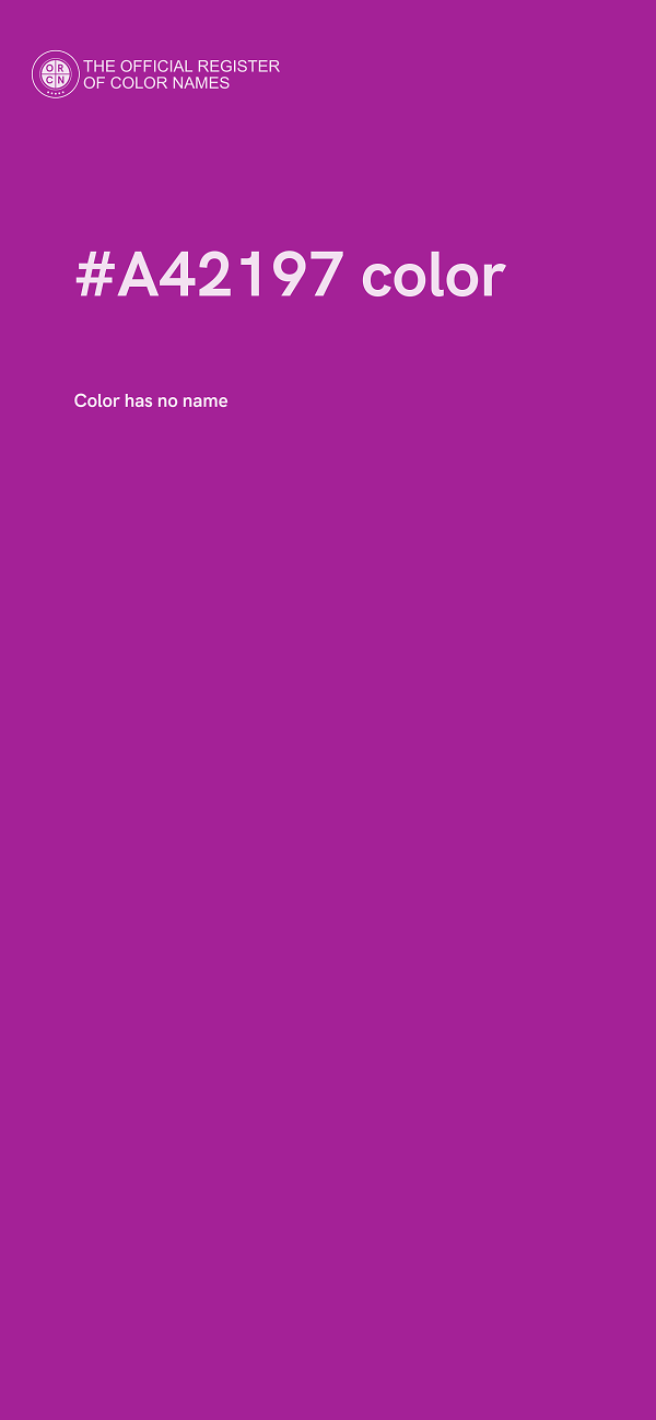 #A42197 color image