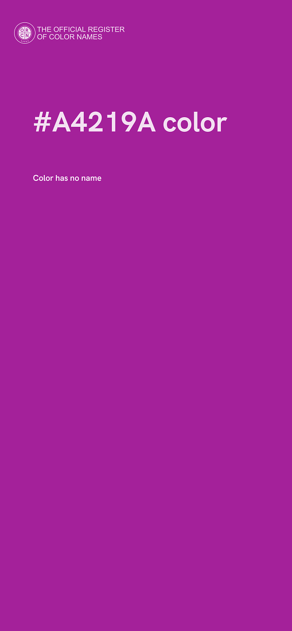 #A4219A color image