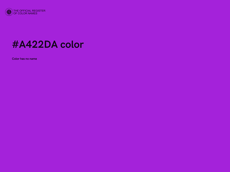 #A422DA color image