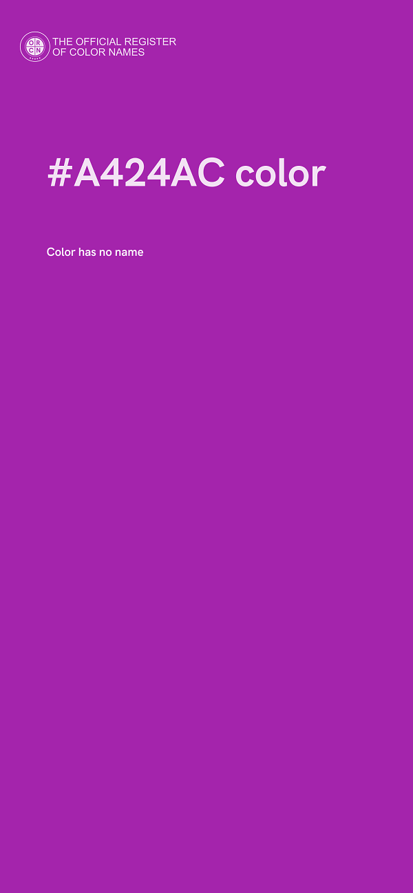 #A424AC color image