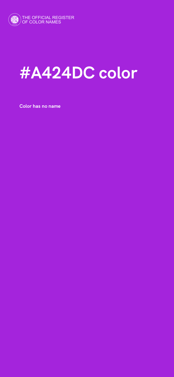 #A424DC color image