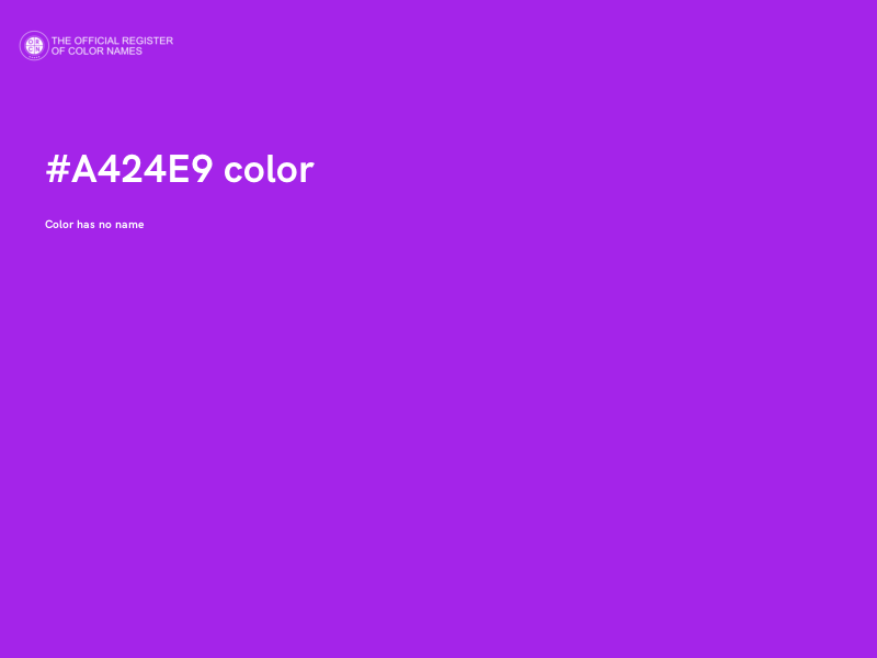 #A424E9 color image