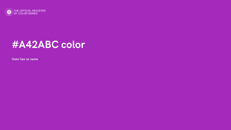 #A42ABC color image