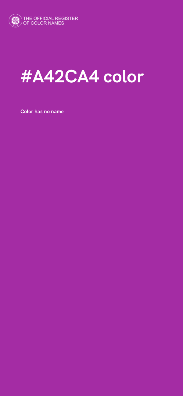#A42CA4 color image